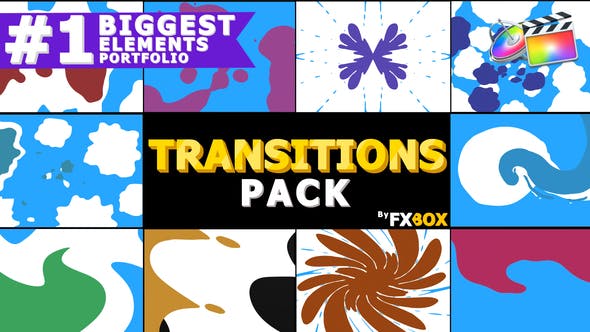 2D FX Liquid Transitions | FCPX - 23448948 Download Videohive