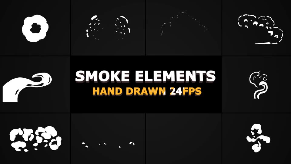 2D FX Smoke Elements 24 Fps - Download Videohive 21113941