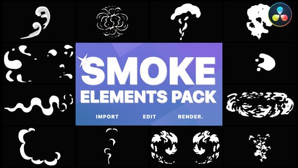 2D FX Smoke Elements | DaVinci Resolve - Download 31476077 Videohive