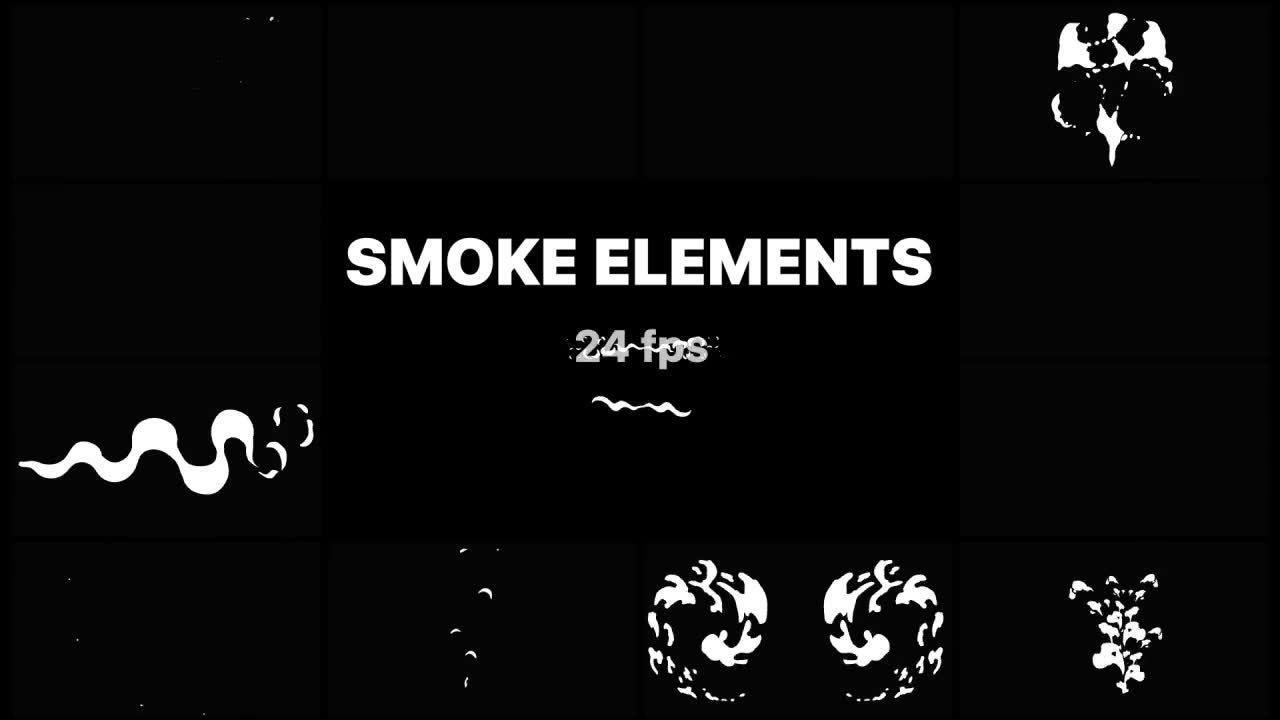 2D FX Smoke Elements | Final Cut Videohive 23701554 Apple Motion Image 2