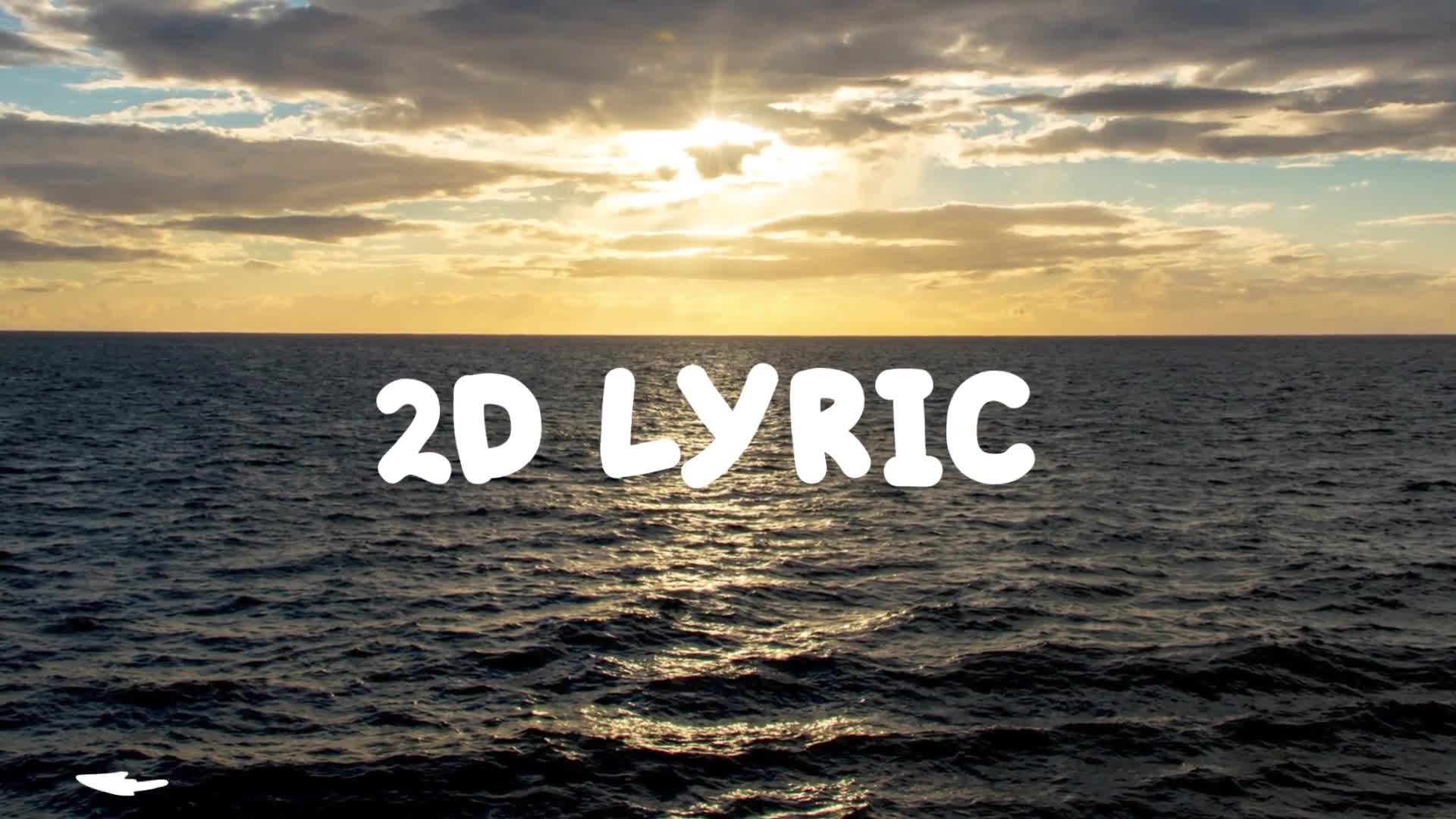 2d Lyric Titles | After Effects Template Videohive 23753528 After Effects Image 1