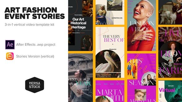 3 in 1 Art Fashion Gallery Promo Stories - Download Videohive 33786446