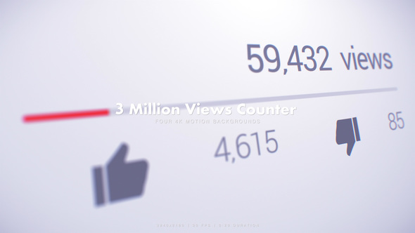 3 Million Views Counter - Download Videohive 21379016