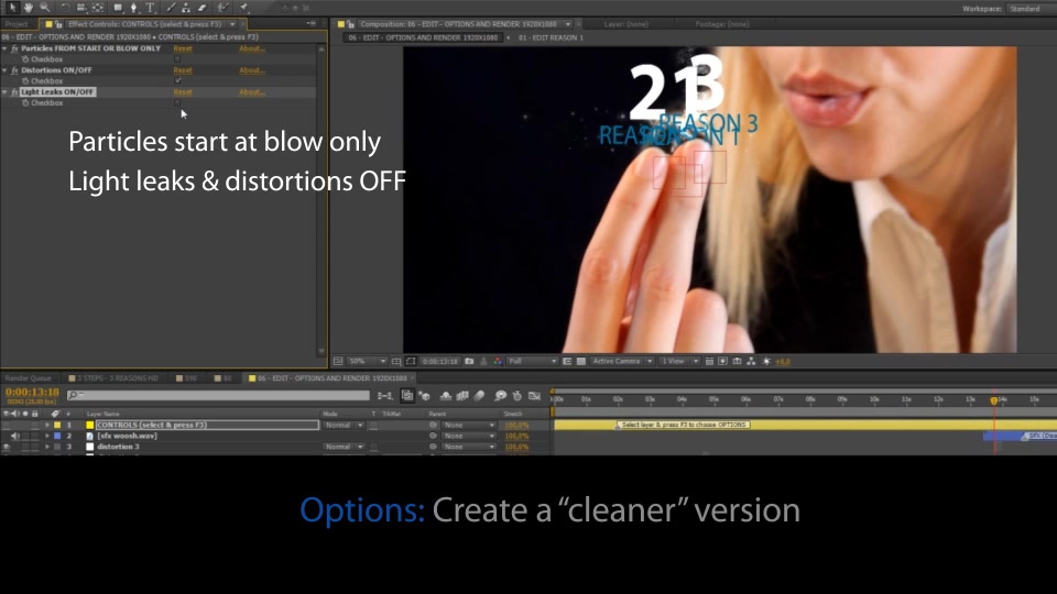 3 Reasons / 3 Steps Commercial - Download Videohive 8050543