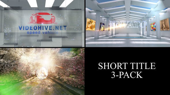 3 Short Titles Pack - 32315524 Download Videohive