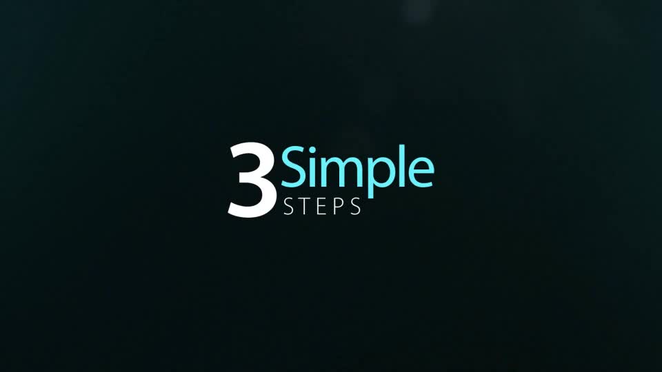 3 Simple Steps Videohive 7426897 After Effects Image 1