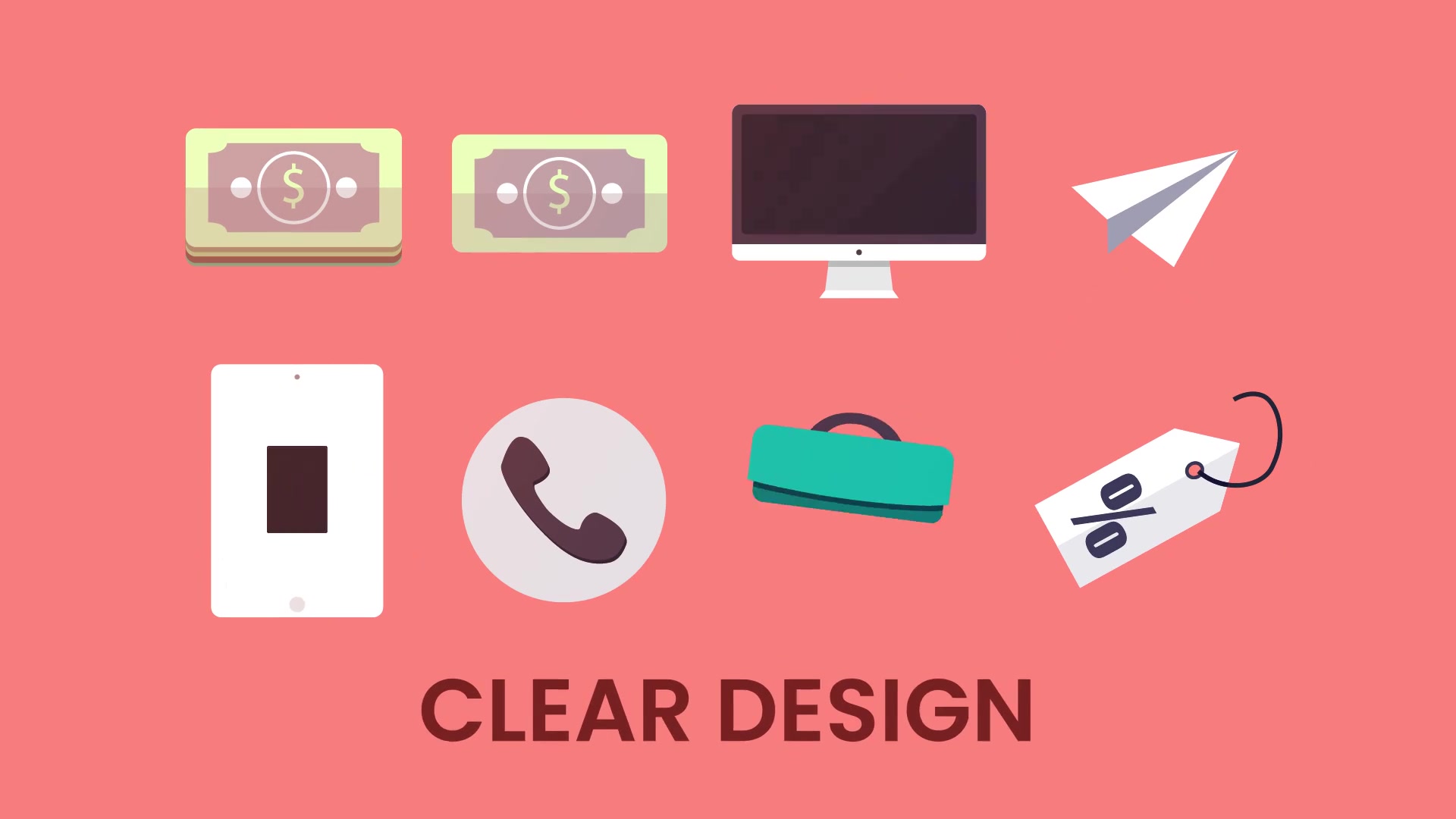 30 Animated Business icons Videohive 28114898 After Effects Image 6