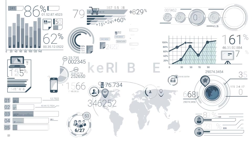 30 Business Infographic Elements - Download Videohive 19499622