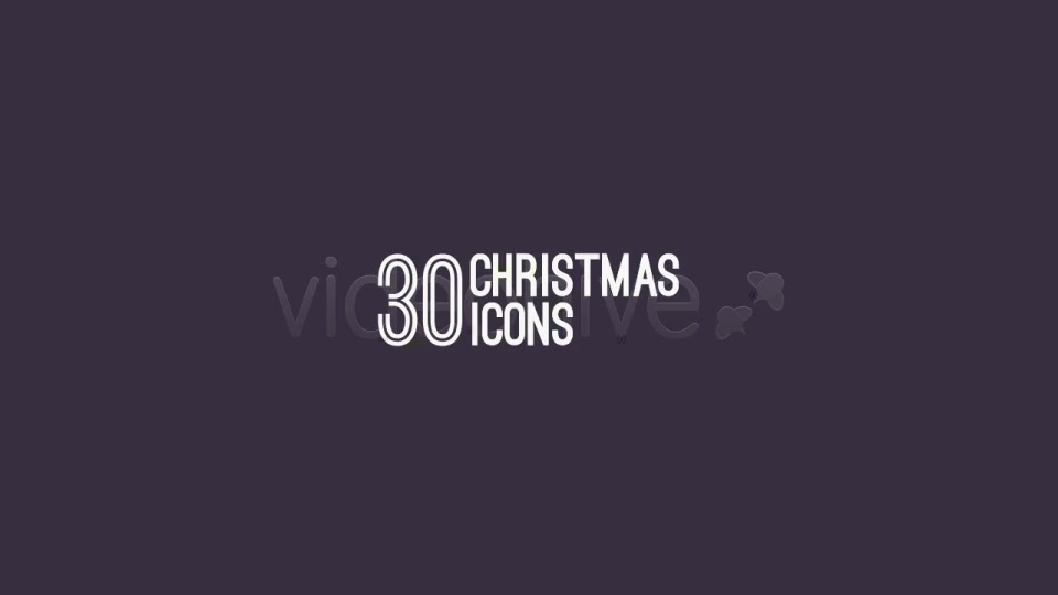 30 Christmas Icons Videohive 6228079 After Effects Image 2