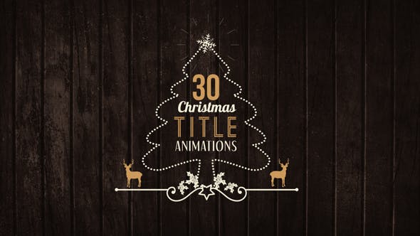 30 Christmas Title Animations - Download 21095942 Videohive