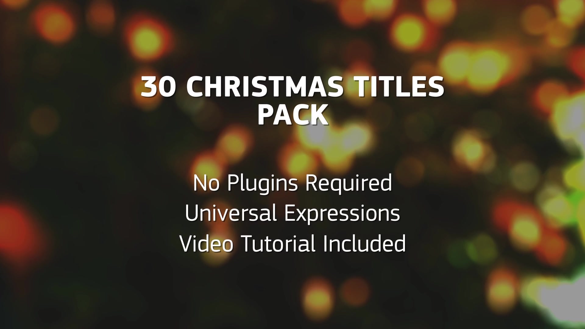 30 Christmas Titles Pack Videohive 21087964 After Effects Image 2