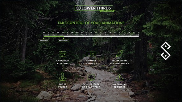 30 Clean Lower Thirds - Download Videohive 19487468