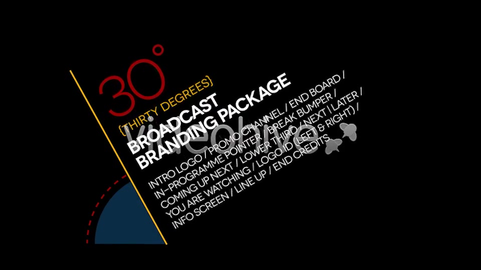 30 Degrees Broadcast Branding Package - Download Videohive 3240952
