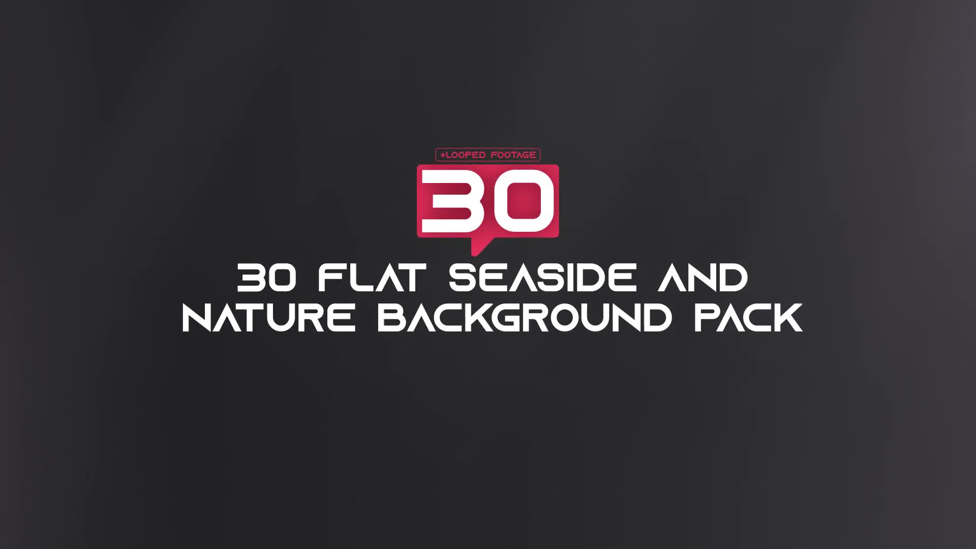 30 Flat Seaside and Nature Background Pack AE Videohive 33314328 After Effects Image 1