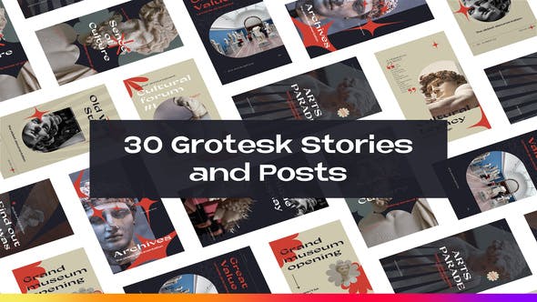 30 Grotesque Instagram Stories and Reels - Download Videohive 34613303
