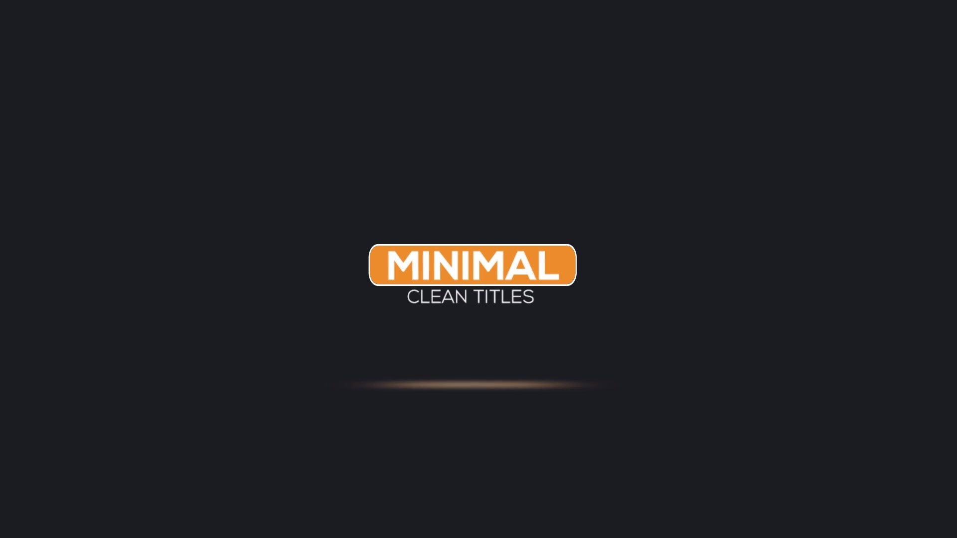 30 Minimal Clean Titles - Download Videohive 19180148
