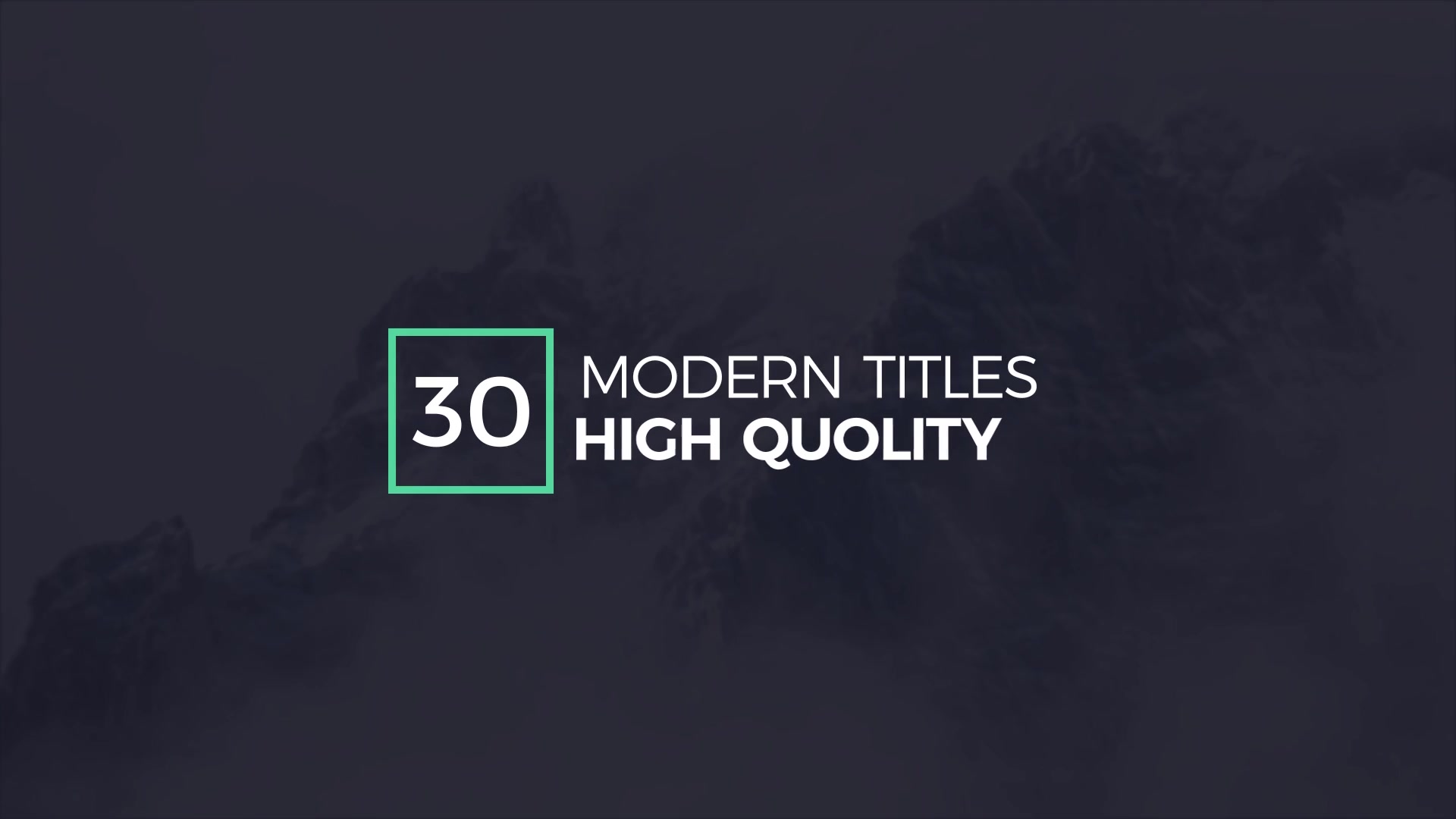 30 Modern Titles Videohive 19939716 After Effects Image 2
