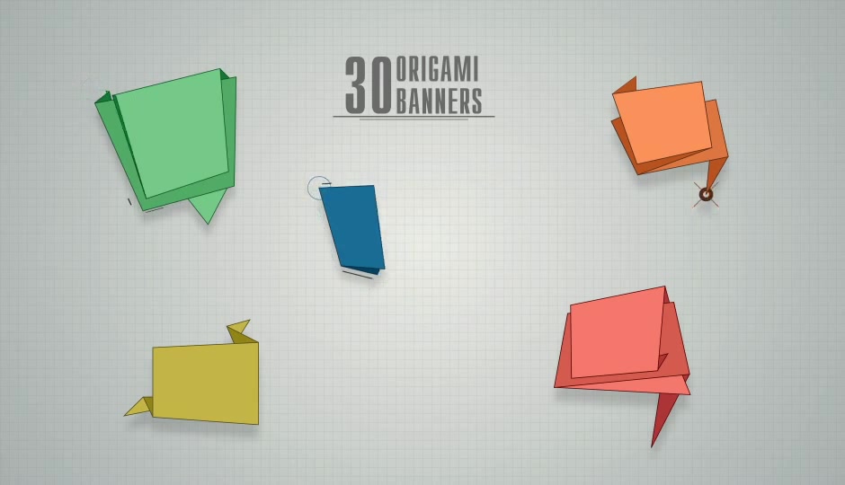 30 Origami Banners Videohive 10741264 After Effects Image 3