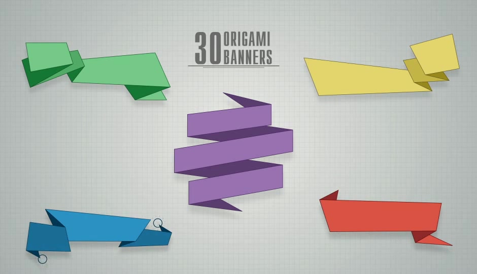 30 Origami Banners Videohive 10741264 After Effects Image 8