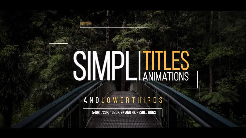 30 Simple Titles - Download Videohive 14507047