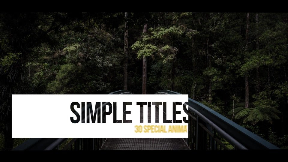 30 Simple Titles - Download Videohive 14507047