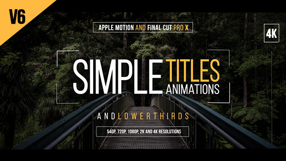 30 Simple Titles for Final Cut Pro X - Download Videohive 19631556