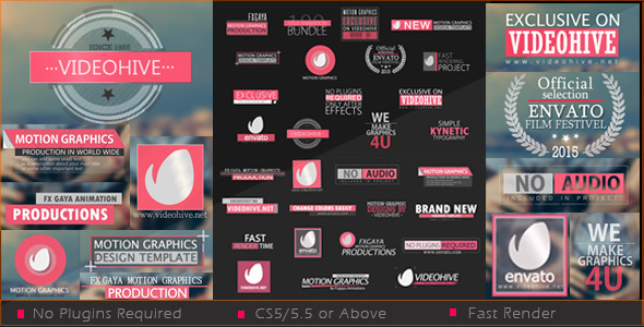 30 Title Bundle - Download Videohive 11548346