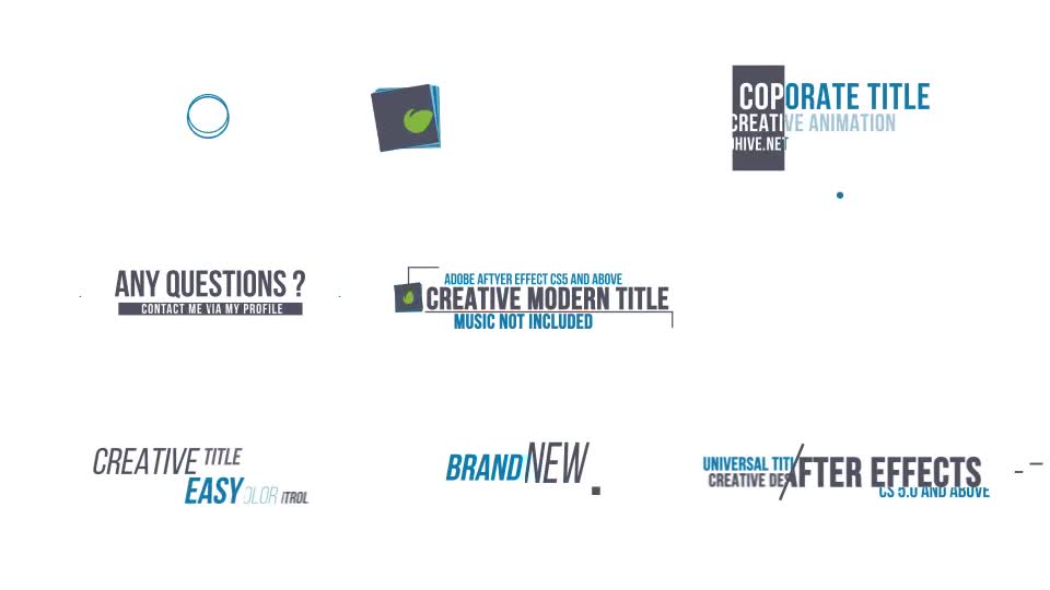 30 Title Pack Videohive 20545938 After Effects Image 1
