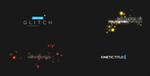 30 Titles Glitch, Particles, Kinetic - 12919551 Videohive Download