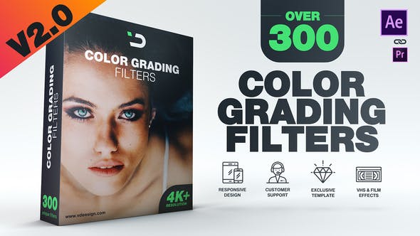 300 Color Grading Filters - Download Videohive 22564634