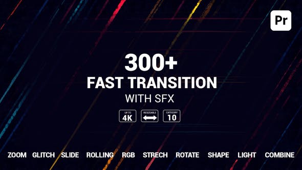 300+ Fast Transitions For Premiere Pro - 34960529 Download Videohive
