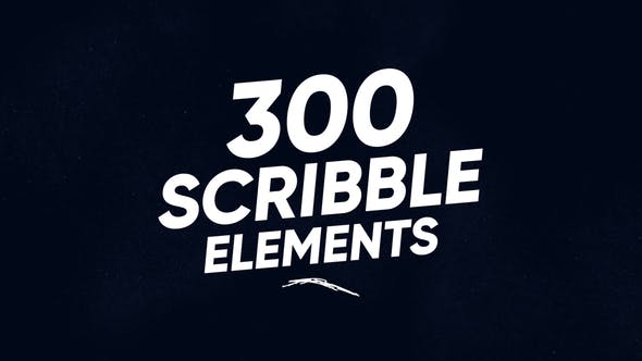 300 Scribble Elements - Download Videohive 23145343