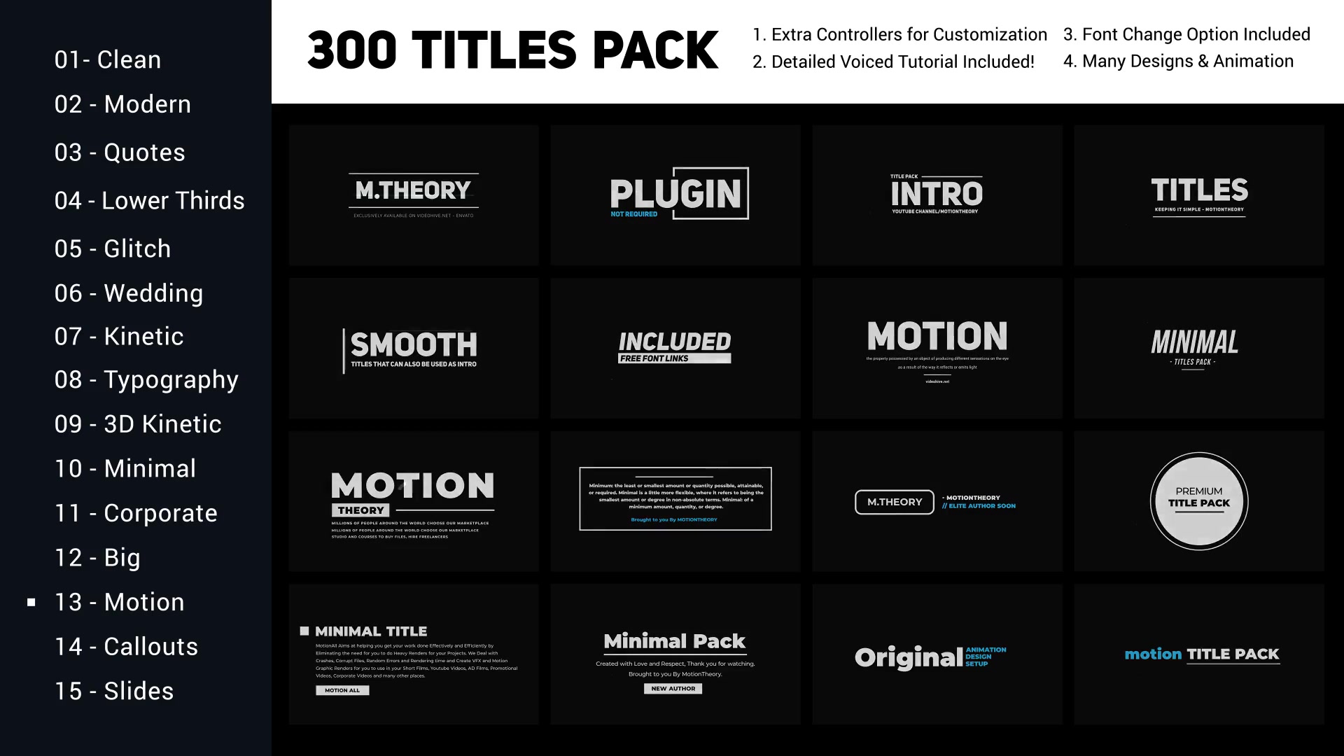 300 Titles Library For Premiere Pro Videohive 24684790 Premiere Pro Image 10