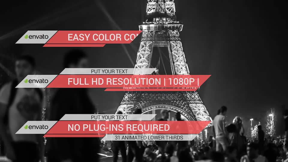 31 Animated Lower Thirds Videohive 10272310 After Effects Image 2