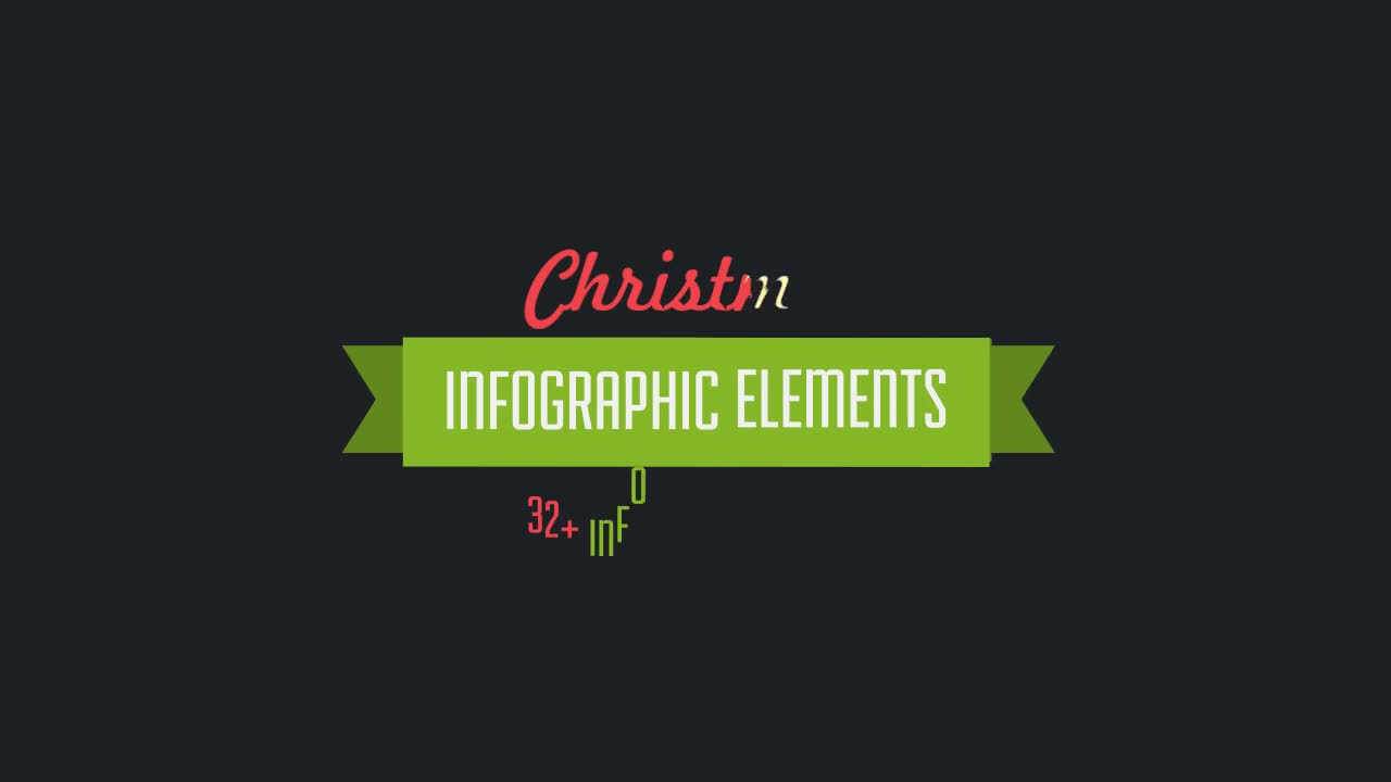 32 Christmas Infographic Elements - Download Videohive 9753582