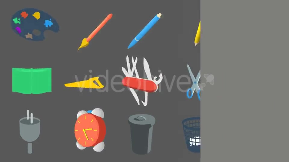 336 Animated 3D Icons Pack - Download Videohive 10914587