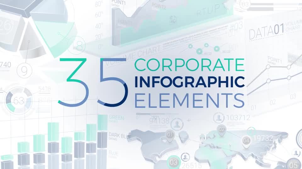 35 Corporate Infographic Elements - Download Videohive 20399847