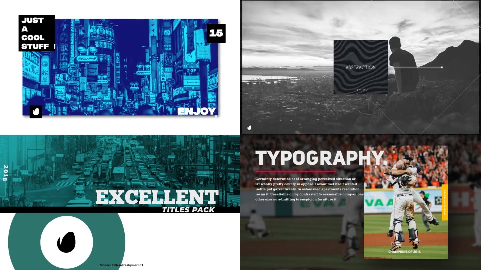35 Typography Pack Videohive 21850780 After Effects Image 3