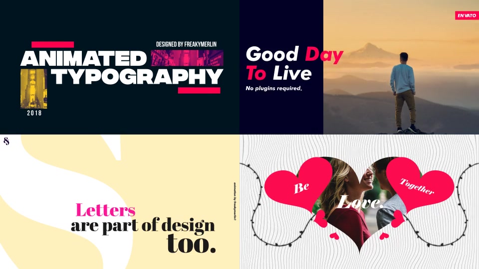35 Typography Pack Videohive 21850780 After Effects Image 7