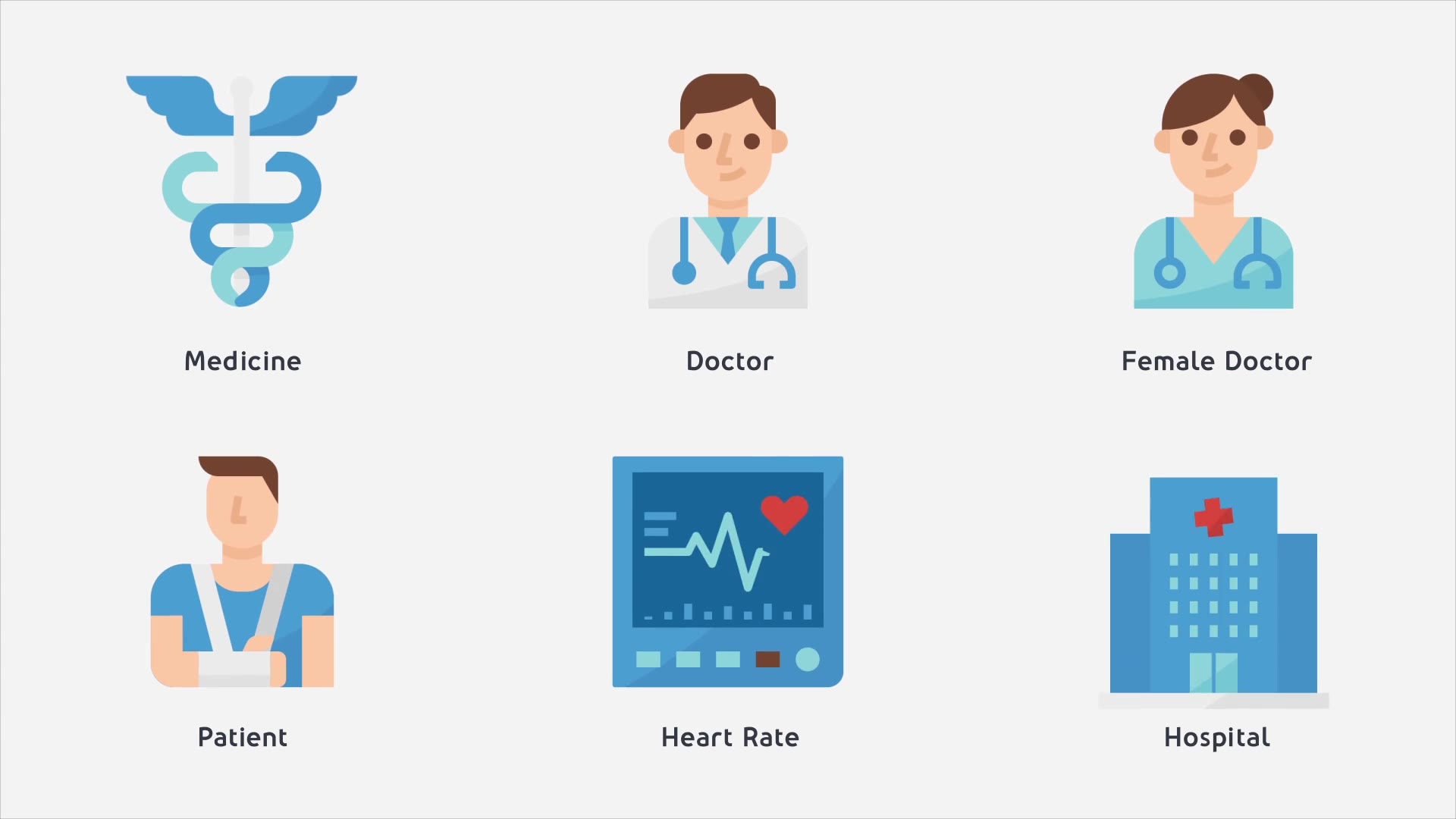 36 Medical Animated Icons Mogrt Videohive 27776113 Premiere Pro Image 2
