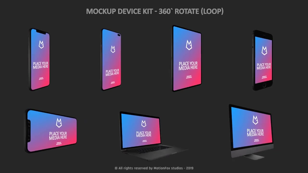 360 Rotatable Mockup Device Kit Videohive 24222847 After Effects Image 2