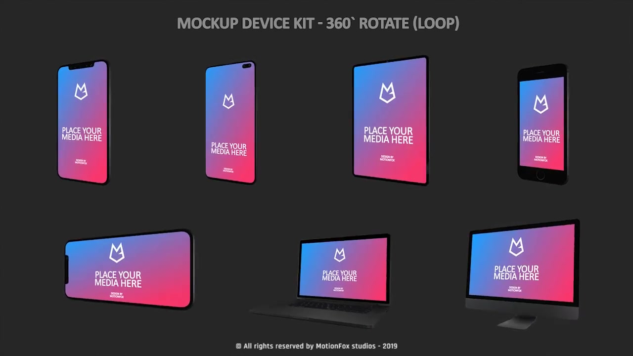 360 Rotatable Mockup Device Kit Videohive 24222847 After Effects Image 3