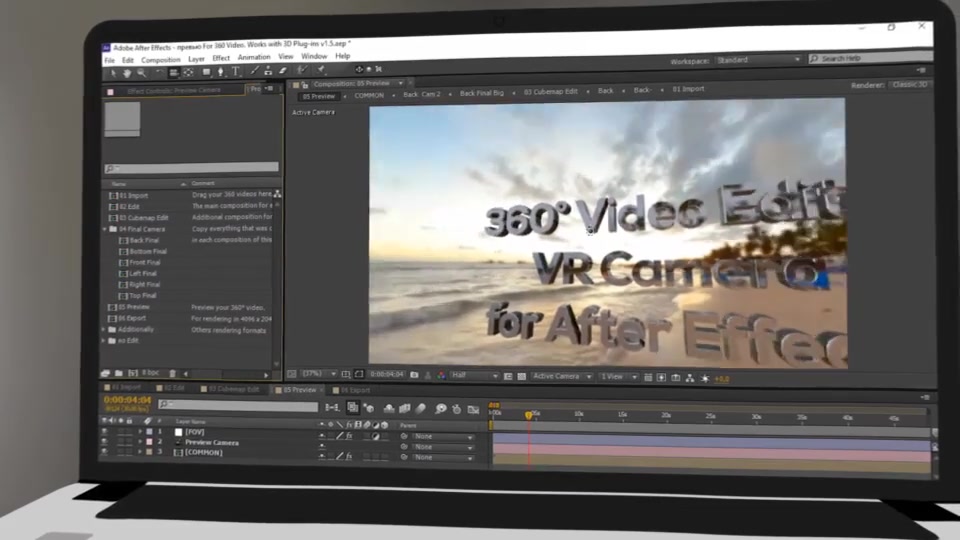 360° Video Editor v1.5 & VR Camera for After Effects Videohive 18833481 After Effects Image 7