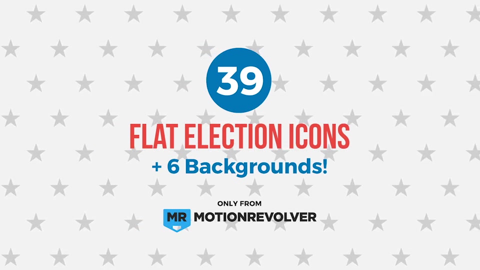 39 Flat USA Election Icons - Download Videohive 18394184