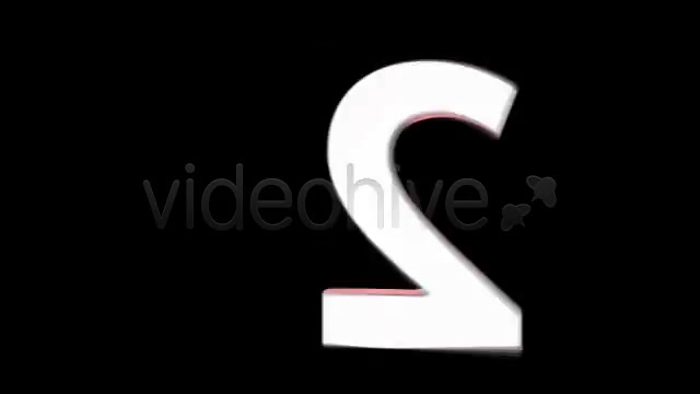 3D 10 Second Countdown Spinning / Rotating Videohive 147906 Motion Graphics Image 5