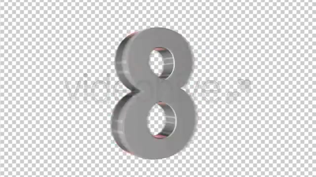 3D 10 Second Countdown Spinning / Rotating Videohive 147906 Motion Graphics Image 7
