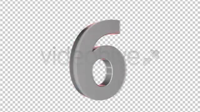 3D 10 Second Countdown Spinning / Rotating Videohive 147906 Motion Graphics Image 8