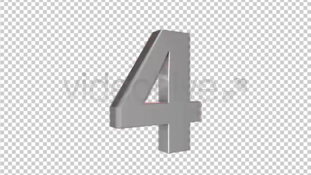 3D 10 Second Countdown Spinning / Rotating Videohive 147906 Motion Graphics Image 9