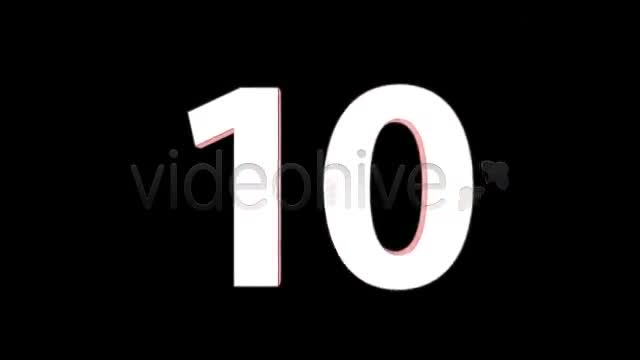 3D 10 Second Countdown Zooming Out Videohive 147904 Motion Graphics Image 1