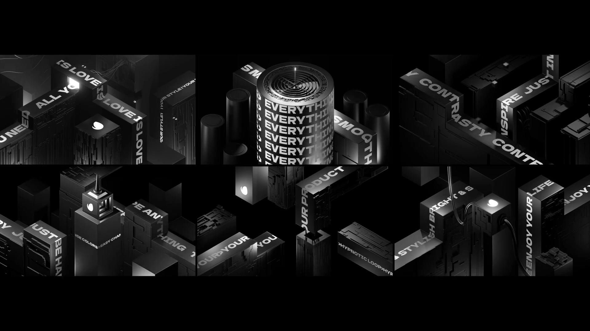 3D Abstract Typography Loops Videohive 39188658 After Effects Image 8